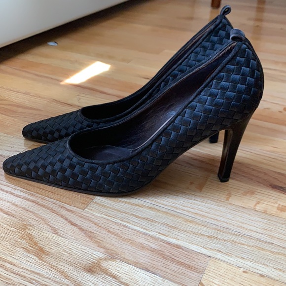 Bottega Veneta Intrecciato Pointy Toe Pumps, Eu 38 - Picture 2 of 7